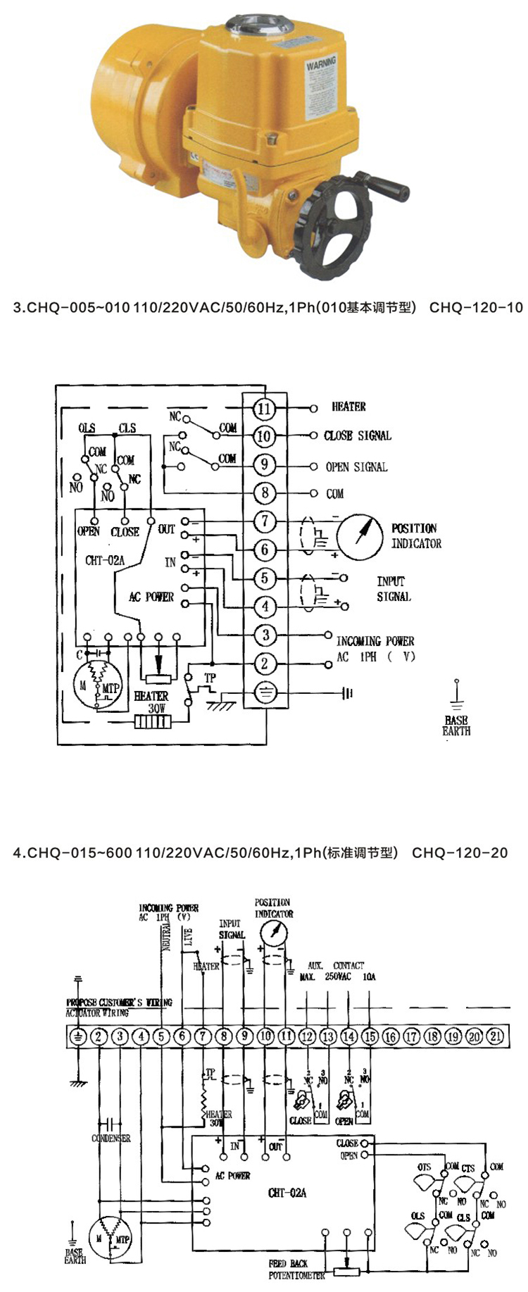 防爆閥門電動執行器